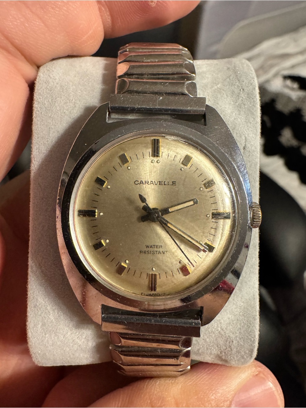 Caravelle Mechanical Hand Wind Watch - Champagne Dial